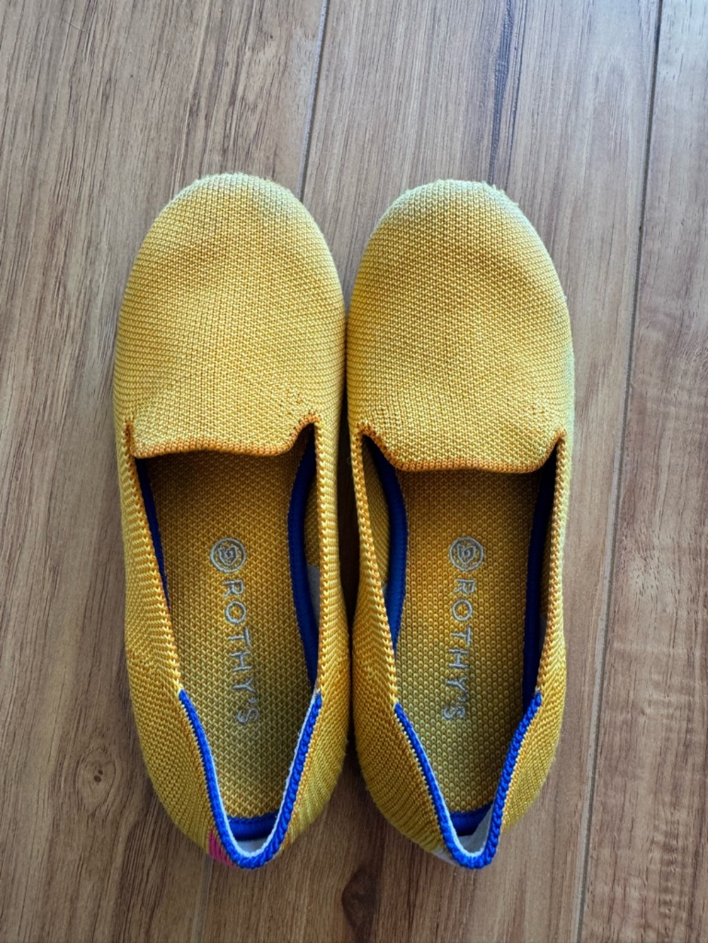 Rothy's Kids Mustard Yellow Slip-On Flats